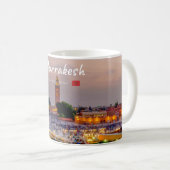 Marrakesch, Marokko - Djemaa el Fnaa-Platz Kaffeetasse (VorderseiteRechts)