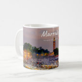 Marrakesch, Marokko - Djemaa el Fnaa-Platz Kaffeetasse (Vorderseite Links)