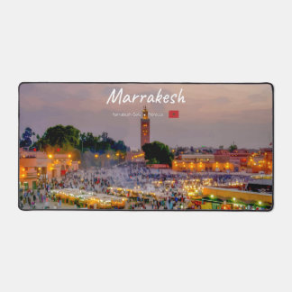 Marrakesch, Marokko - Djemaa el Fnaa-Platz Schreibtischunterlage