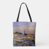 Marrakesch, Marokko - Djemaa el Fnaa-Platz Tasche (Rückseite)