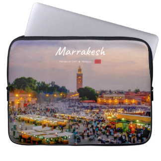 Marrakesch, Marokko - Jemaa el Fnaa-Platz Laptopschutzhülle