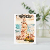 Marrakesch Marokko Koutoubia Moschee Postkarte (Stehend Vorderseite)