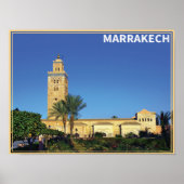 Marrakesch - Marokko Poster (Vorne)