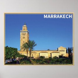 Marrakesch - Marokko Poster