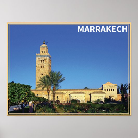 Marrakesch - Marokko Poster (Vorne)