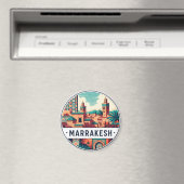 Marrakesch Marokko Reise Magnet (In Situ (Geschirrspüler))