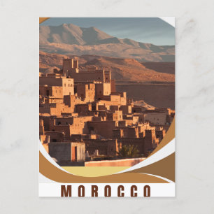 Marrakesch, Marokko Reise Überraschen Geschenkguts Feiertagspostkarte
