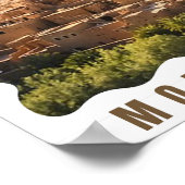 Marrakesch, Marokko Reise Überraschen Geschenkguts Poster (Ecke)