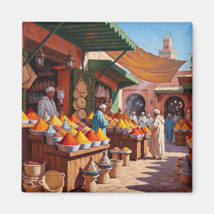 Marrakesch Marokko Reisen Magnet