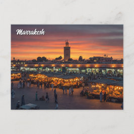 Marrakesch Marokko Reisen Postkarte