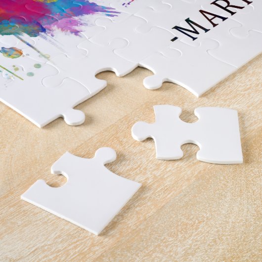 Marrakesch Marokko Skyline Puzzle (Seite)