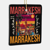 Marrakesch Marokko Souvenir Tourismus Reisegewerbe Keramikornament (Rechts)