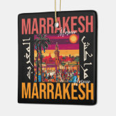 Marrakesch Marokko Souvenir Tourismus Reisegewerbe Keramikornament (Links)
