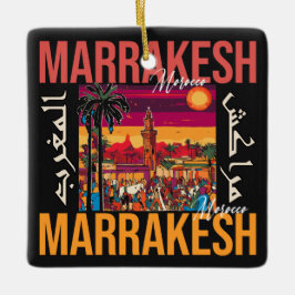 Marrakesch Marokko Souvenir Tourismus Reisegewerbe Keramikornament