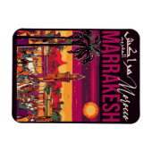 Marrakesch Marokko Souvenir Tourismus Reisegewerbe Magnet (Horizontal)