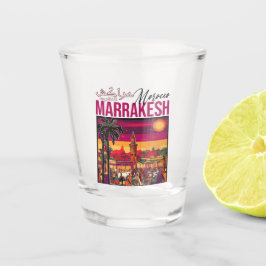 Marrakesch Marokko Souvenir Tourismus Reisegewerbe Schnapsglas