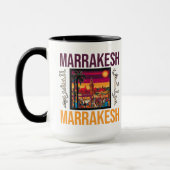 Marrakesch Marokko Souvenir Tourismus Reisegewerbe Tasse (Links)