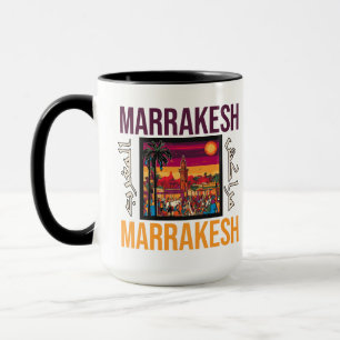 Marrakesch Marokko Souvenir Tourismus Reisegewerbe Tasse