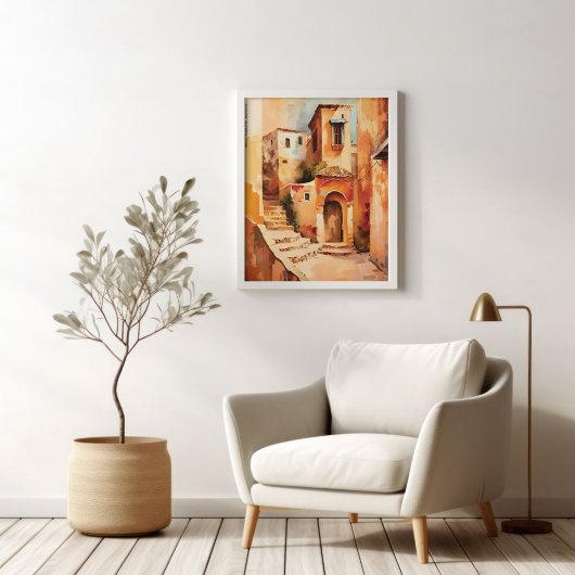 Marrakesch, Marokko Stil der alten Medina Expressi Poster