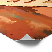 Marrakesch, Marokko Stil der alten Medina Expressi Poster (Ecke)