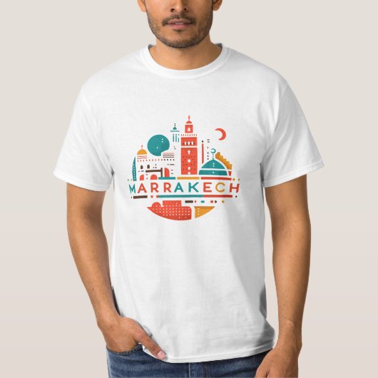Marrakesch - Marokko T-Shirt (Vorderseite)