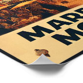 Marrakesch Marokko Vintages Marktplaner Poster (Ecke)
