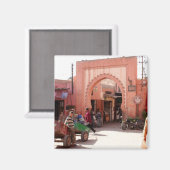 Marrakesch-Medina Magnet (Vorderseite/Rückseite)