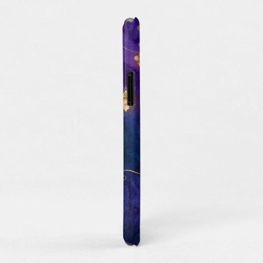 Marrakesch Midnight Lanterns & Gold Bokeh Monogram Case-Mate iPhone Hülle (Hinten/Rechts)