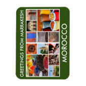 Marrakesch-Morocco-Grüße Magnet (Vertikal)