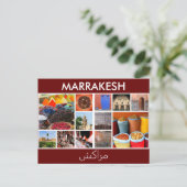 Marrakesch-Morocco-Szenen Postkarte (Stehend Vorderseite)