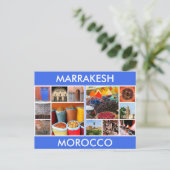 Marrakesch-Morocco-Szenen Postkarte (Stehend Vorderseite)