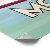 Marrakesch-Reiseplakat Poster (Ecke)