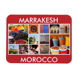 Marrakesch-Szenen Magnet