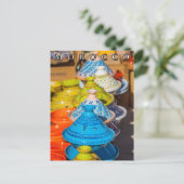 Marrakesch Tajin Pottery Postkarte (Stehend Vorderseite)