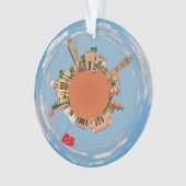 Marrakesch wenig Planetenmarokko-Reisetourismus Ornament (Vorderseite)