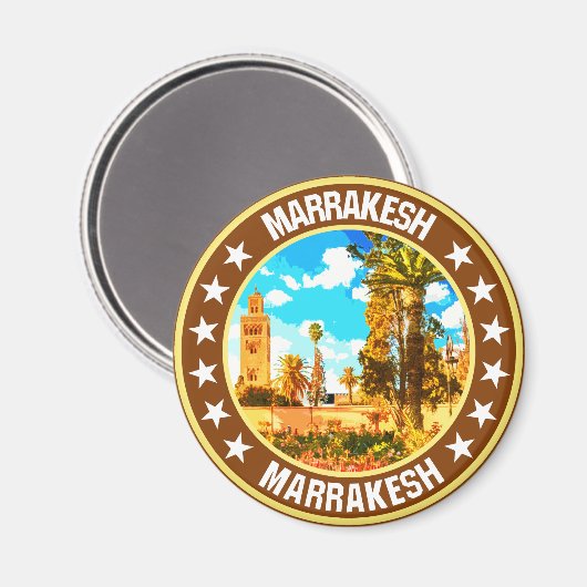 Marrakesh Magnet (Vorderseite/Rückseite)