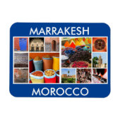 marrakesh morocco scenes magnet (Horizontal)