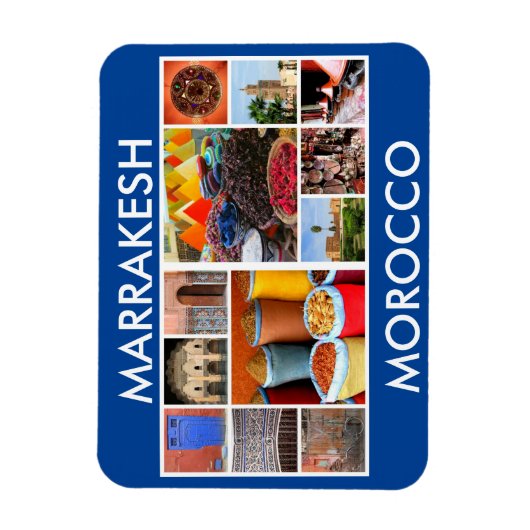 marrakesh morocco scenes magnet (Vertikal)