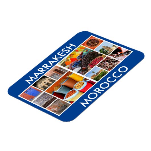 marrakesh morocco scenes magnet (Linke Seite)