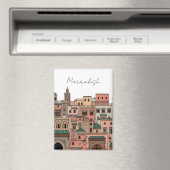 Marrakesh Morocco Travel Magnet (In Situ (Geschirrspüler))