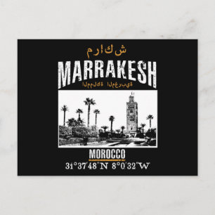 Marrakesh Postkarte
