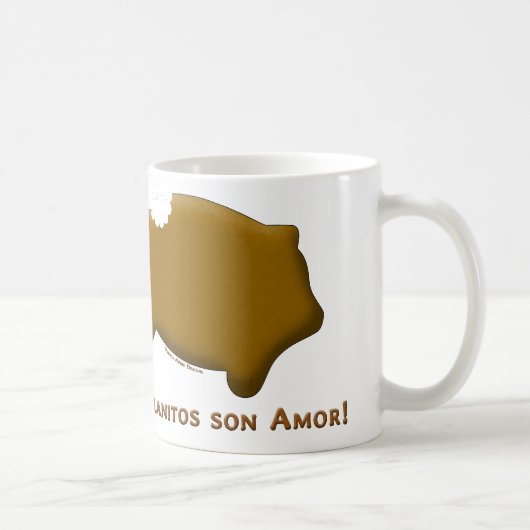 Marranitos Sohn Amor (Marranitos sind Liebe) Kaffeetasse (Rechts)