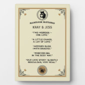 Marriage Blessing Gift Fotoplatte (Vorderseite)