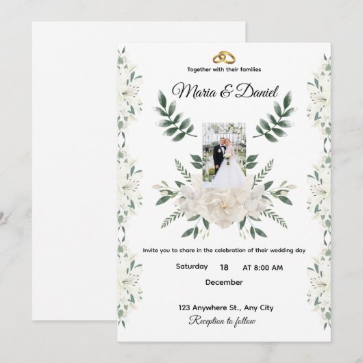 Marriage Invitation  (Vorne/Hinten)