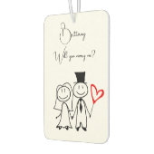 Marriage Proposal Autolufterfrischer (Links)