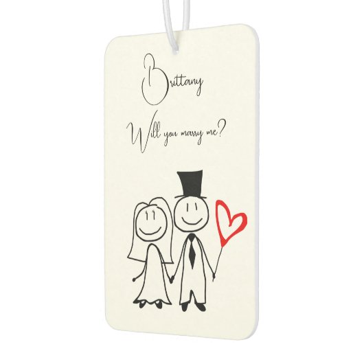 Marriage Proposal Autolufterfrischer (Links)