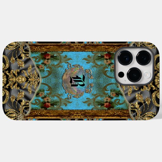 Marrie Chatignon Viktorianisch XIV Monogram Case-Mate iPhone Hülle (Rückseite (Horizontal))