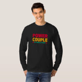 Married 68 Years Power Couple 68th Anniversary Hus T-Shirt (Vorne ganz)