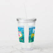Married in Las Vegas Honeymoon Pool Party Acryltrinkbecher (Links)