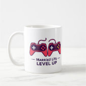 Married Life Level Up Gaming Art Kaffeetasse (Links)